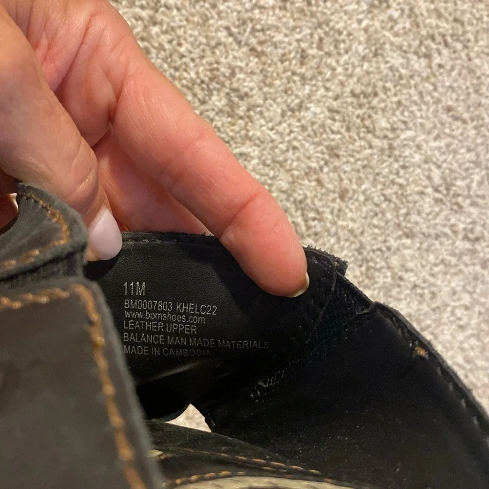 Born Marco Slide Leather Sandals - Like New!